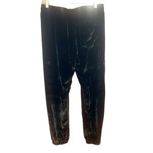 Current/Elliott Black Velvet Joggers